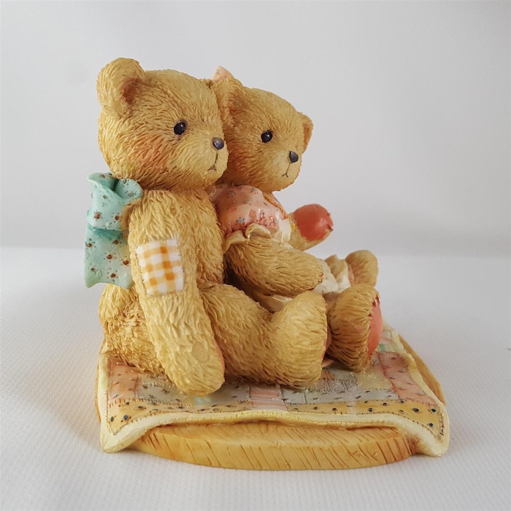 [45813038] Figur Cherished Teddies Nathaniel & Nellie It´s Twice As Nice With You 1991 gebraucht - sehr gut Bild 4