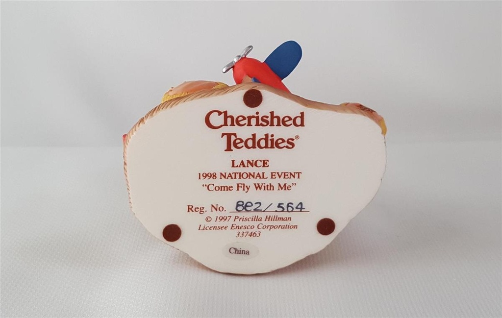 [45813060] Figuren Cherished Teddies Lance Come Fly With Me 1997 gebraucht - sehr gut Bild 5