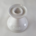 [45813074] Kerzenhalter 8 cm Hutschenreuther Weiß gebraucht - sehr gut Bild 2