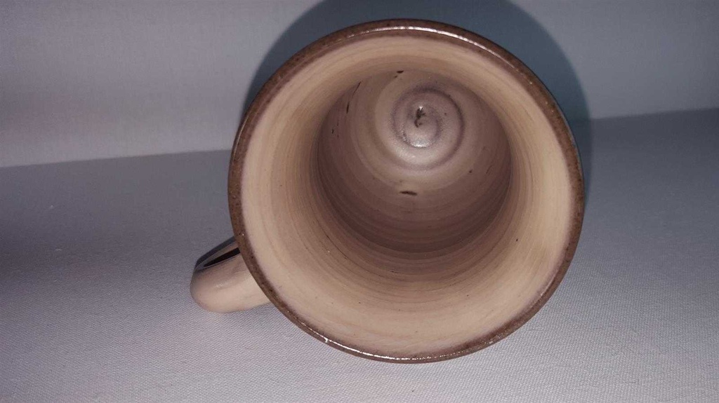 [45813098] Kaffeetasse Kaffeebecher handbemalt Willer Keramik gebraucht - sehr gut Bild 3