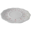 [45813106] Untertasse für Suppe 17,2 cm Schirnding Bavaria Opera rosa Dekor gebraucht - gut Bild 2