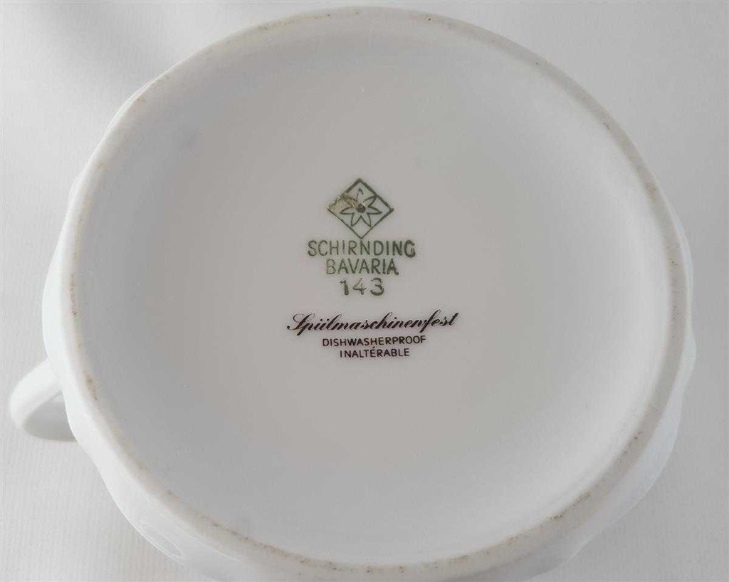 [45813107] Zuckerdose Schirnding Bavaria Opera rosa Dekor gebraucht - sehr gut Bild 3