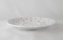 [45813115] Untertasse für Kaffee 14,2 cm Schirnding Bavaria Opera rosa Dekor gebraucht - gut Bild 3