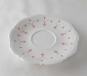 [45813115] Untertasse für Kaffee 14,2 cm Schirnding Bavaria Opera rosa Dekor gebraucht - gut Bild 4