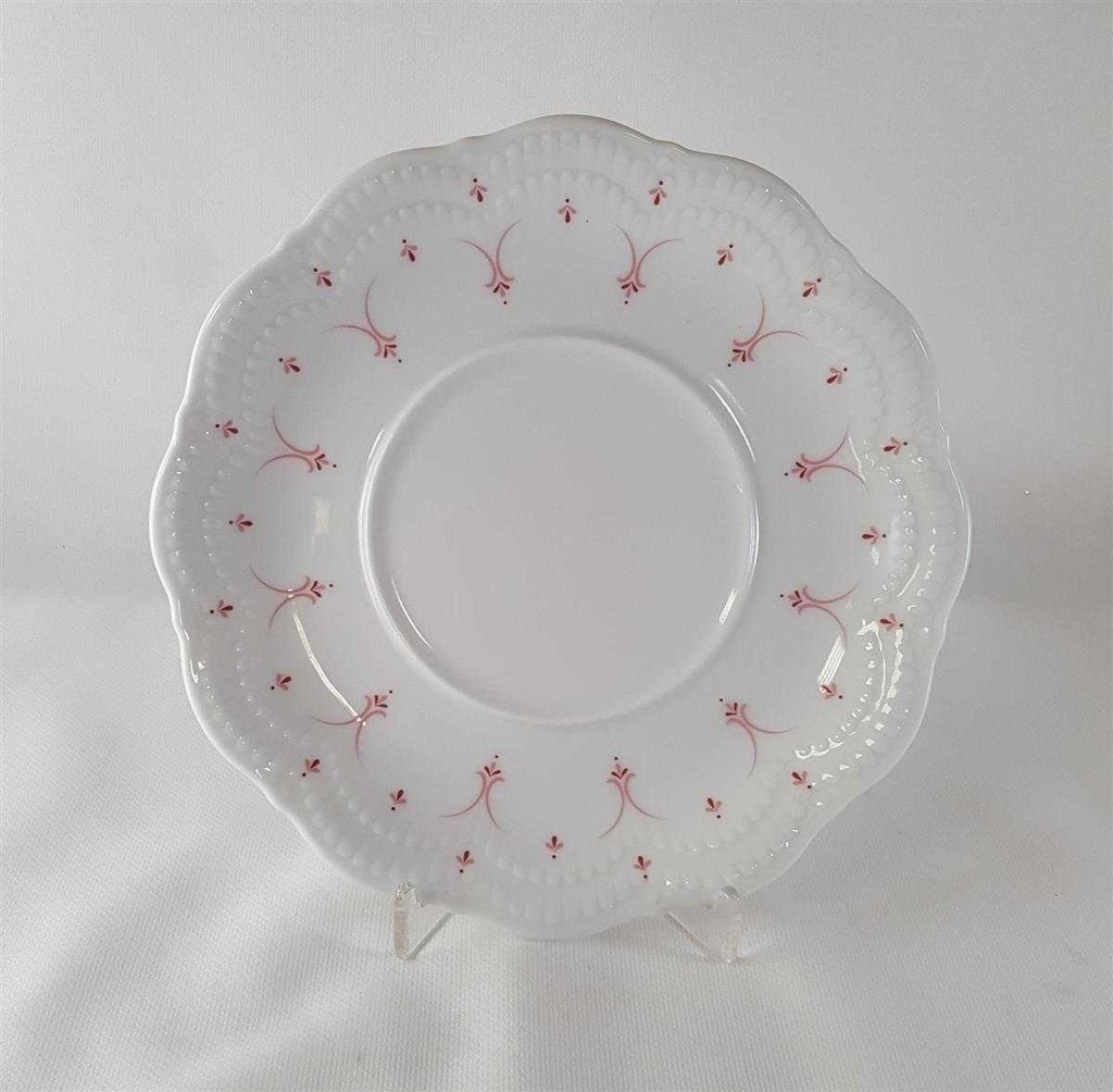 [45813117] Sauciere mit Teller 2tlg Schirnding Bavaria Opera rosa Dekor gebraucht - sehr gut Bild 8