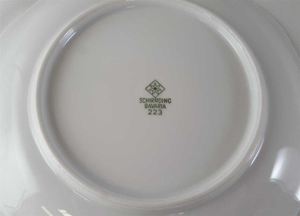 [45813117] Sauciere mit Teller 2tlg Schirnding Bavaria Opera rosa Dekor gebraucht - sehr gut Bild 9