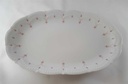 [45813121] Servierplatte Speiseplatte Fleischplatte Steakplatte 31,8x21,4 cm Schirnding Bavaria Opera rosa Dekor gebraucht - gut Bild 3