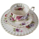 [45813122] Kaffeegedeck 3tlg Royal Albert Anemones March gebraucht - sehr gut Bild 2