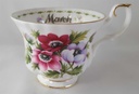[45813122] Kaffeegedeck 3tlg Royal Albert Anemones March gebraucht - sehr gut Bild 4