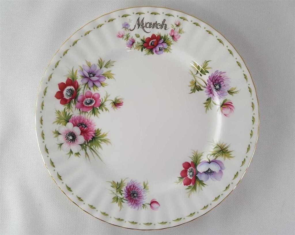 [45813122] Kaffeegedeck 3tlg Royal Albert Anemones March gebraucht - sehr gut Bild 6