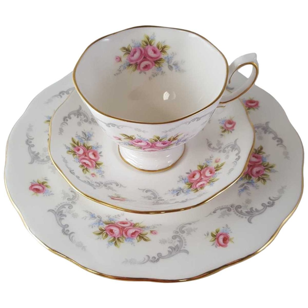 [45813123] Kaffeegedeck 3tlg Royal Kent Rosendekor gebraucht - sehr gut Bild 2
