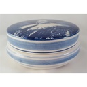 [45813138] Delfts Blue Deckeldose Handbemalt Handarbeit Keramik D 13,5 H 5,2 cm Bild 3