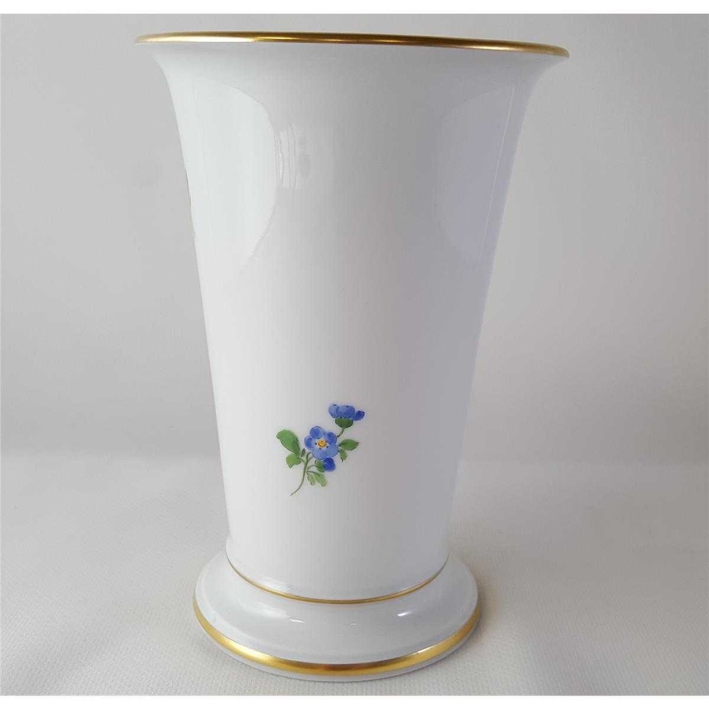[45813144] Blumenvase 14,3 cm Meissen Blumendekor Blumen gebraucht - neuwertig Bild 3