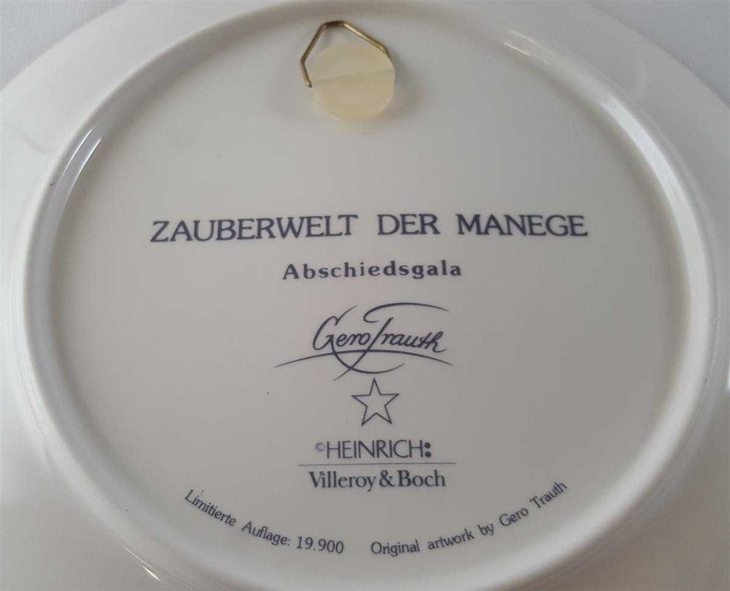 [45813153] Wandteller Villeroy & Boch Heinrich Zauberwelt der Manege gebraucht - sehr gut Bild 3