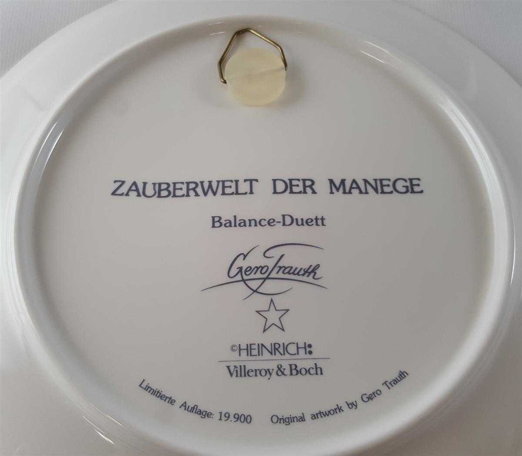 [45813154] Wandteller Villeroy & Boch Heinrich Zauberwelt der Manege gebraucht - sehr gut Bild 3