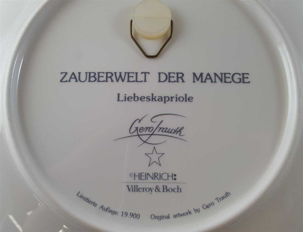 [45813155] Wandteller Villeroy & Boch Heinrich Zauberwelt der Manege gebraucht - sehr gut Bild 3