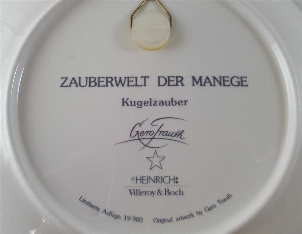 [45813156] Wandteller Villeroy & Boch Heinrich Zauberwelt der Manege gebraucht - sehr gut Bild 3