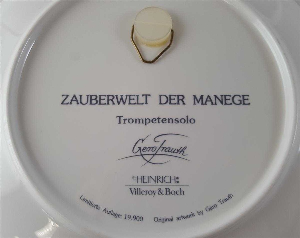 [45813157] Wandteller Villeroy & Boch Heinrich Zauberwelt der Manege gebraucht - sehr gut Bild 3