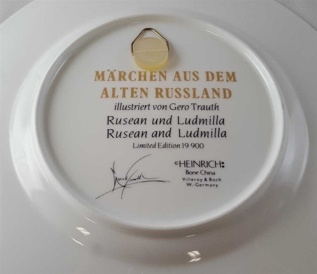 [45813162] Wandteller Villeroy & Boch Heinrich Zaubermärchen Russland gebraucht - sehr gut Bild 3