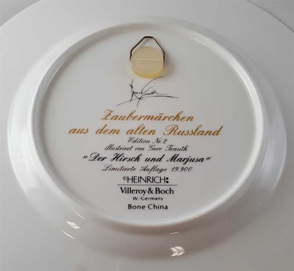 [45813165] Wandteller Villeroy & Boch Heinrich Zaubermärchen Russland gebraucht - sehr gut Bild 3