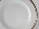 [45813172] Kuchenteller Dessertteller Frühstücksteller 19,8 cm Zeh Scherzer Reliefdekor Platinrand Weiß gebraucht - gut Bild 2