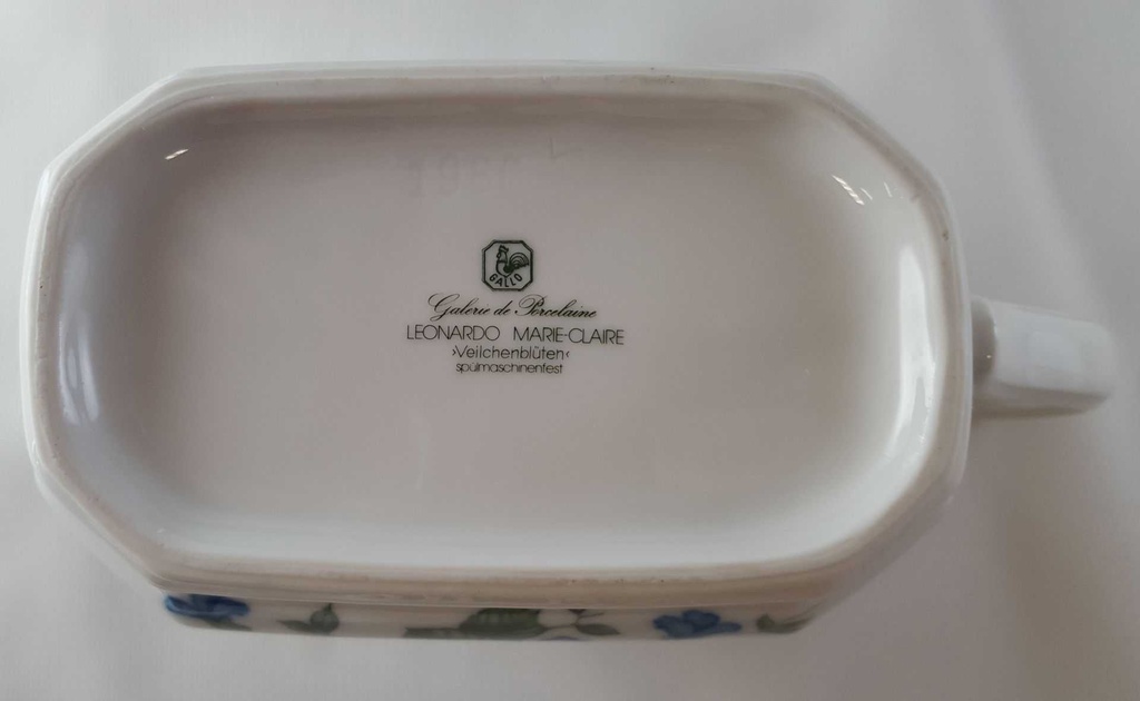 [45813174] Sauciere mit Teller 2tlg Villeroy & Boch Gallo Leonardo Marie Claire Veilchenblüten gebraucht - gut Bild 8