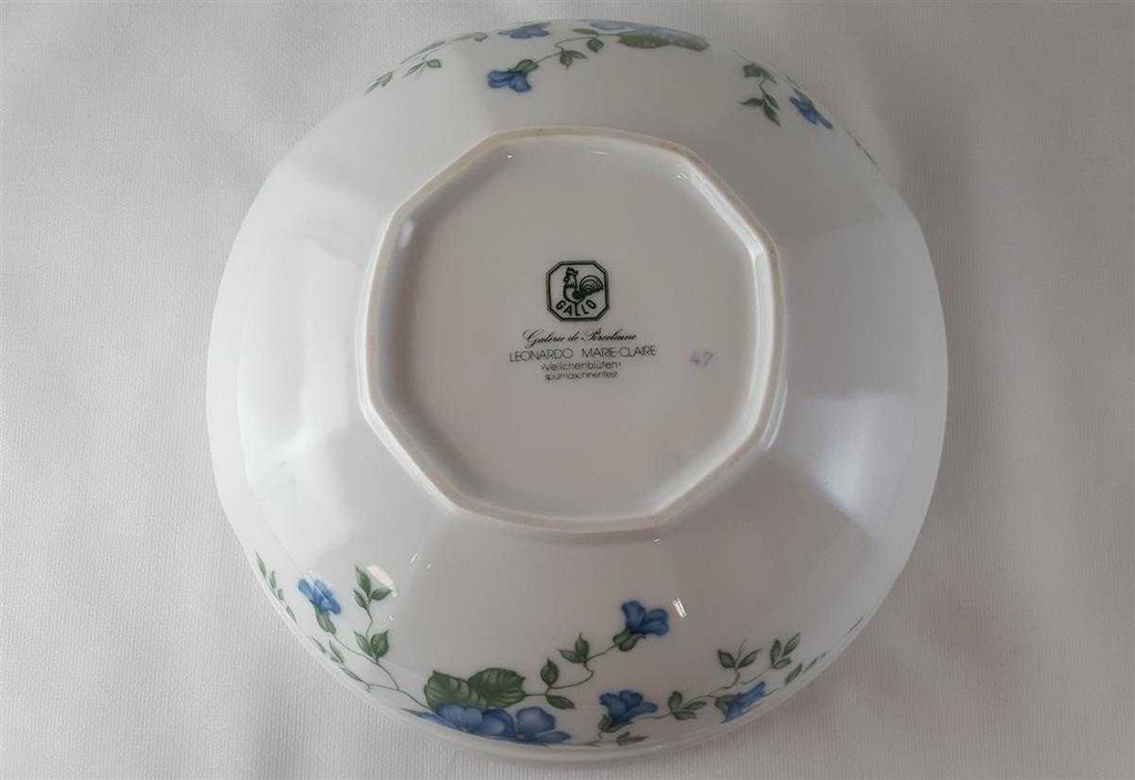 [45813179] Schüssel 21,3 cm Villeroy & Boch Gallo Leonardo Marie Claire Veilchenblüten gebraucht - gut Bild 3