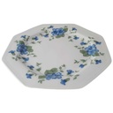 [45813183] Kuchenteller Dessertteller Frühstücksteller 21,8 cm Villeroy & Boch Gallo Leonardo Marie Claire Veilchenblüten gebraucht - sehr gut Bild 2