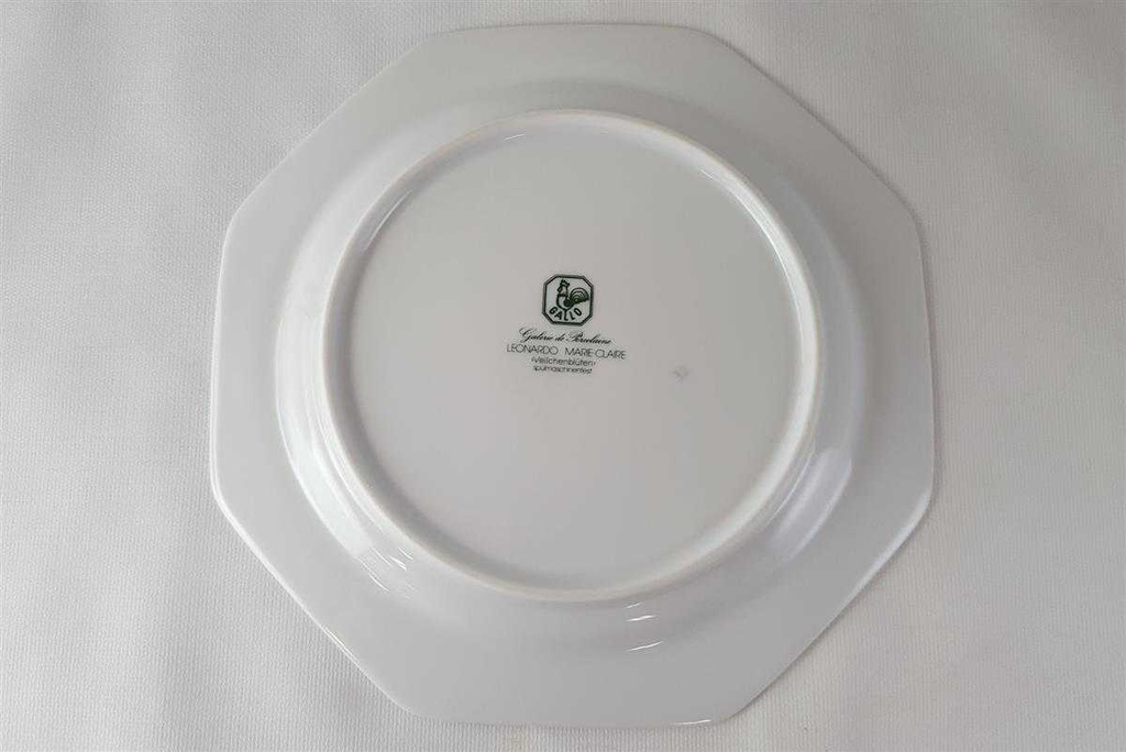 [45813183] Kuchenteller Dessertteller Frühstücksteller 21,8 cm Villeroy & Boch Gallo Leonardo Marie Claire Veilchenblüten gebraucht - sehr gut Bild 3