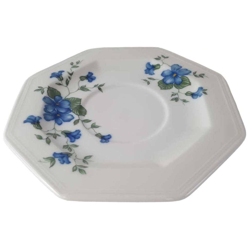 [45813184] Untertasse für Suppe 18 cm Villeroy & Boch Gallo Leonardo Marie Claire Veilchenblüten gebraucht - sehr gut Bild 2
