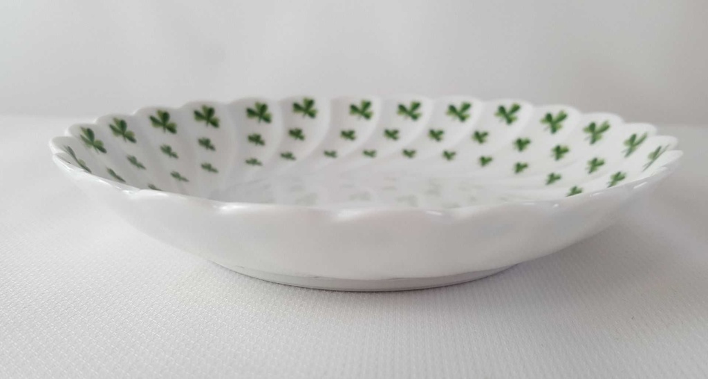 [45813188] Dessertschale 13 cm Haviland Limoges Torse Trefle Vert Kleeblatt gebraucht - sehr gut Bild 3