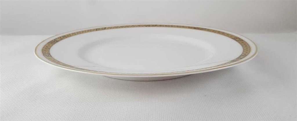 [45813214] Kuchenteller Dessertteller Frühstücksteller 20,6 cm Hutschenreuther Hohenberg Dekor Schwarz Gold gebraucht - gut Bild 3