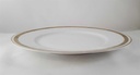 [45813216] Speiseteller Essteller 25,3 cm Hutschenreuther Hohenberg Dekor Schwarz Gold gebraucht - gut Bild 3