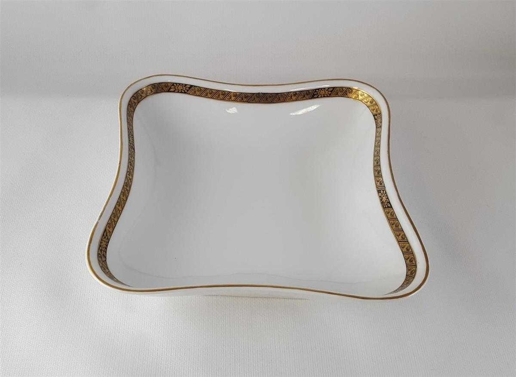 [45813217] Schüssel Servierschüssel klein Hutschenreuther Hohenberg Dekor Schwarz Gold gebraucht - sehr gut Bild 4