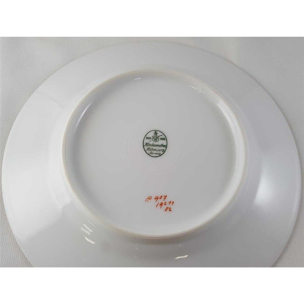 [45813224] Kuchenteller Dessertteller 19,3 cm Hutschenreuther Hohenberg Dekor Schwarz Gold gebraucht - gut Bild 5