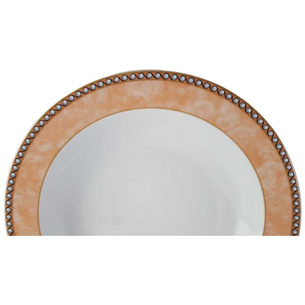 [45813226] Suppenteller 21,5 cm Retsch Wunsiedel Bunter Rand gebraucht - gut Bild 2