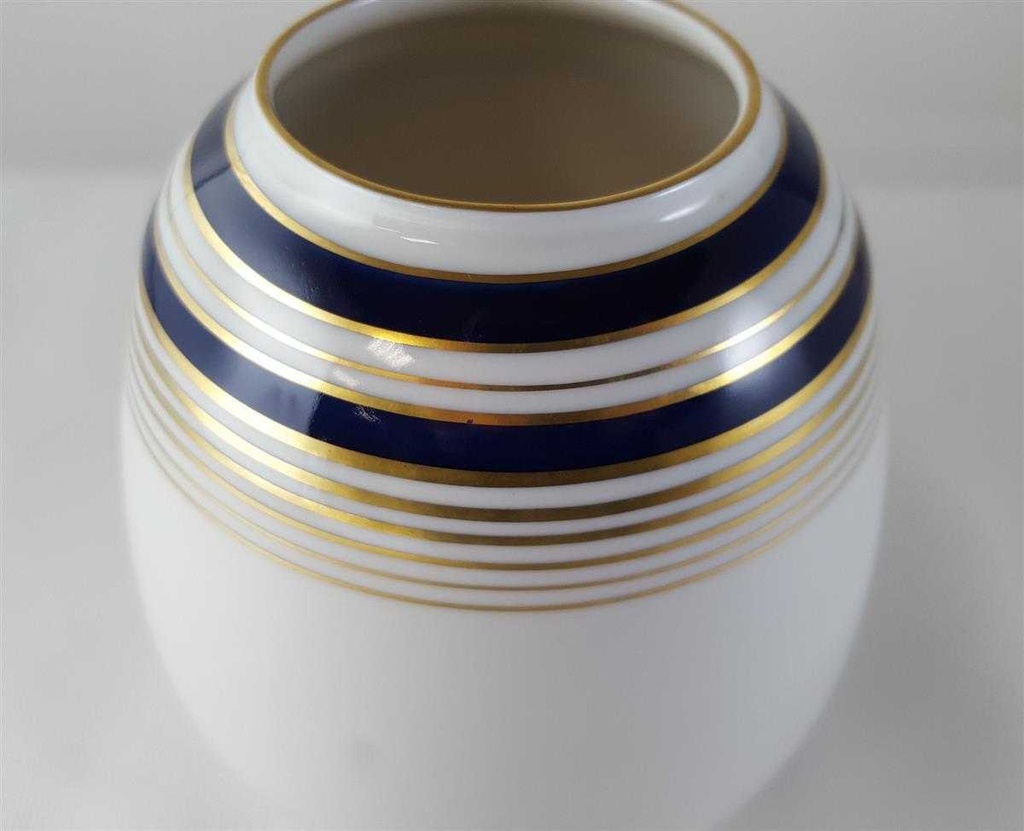 [45813235] Vase 11,2 cm Weimar Porzellan Heidi Echt Kobalt gebraucht - sehr gut Bild 4