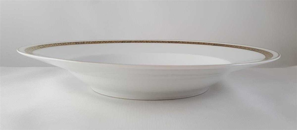[45813236] Suppenteller 25,3 cm Hutschenreuther Hohenberg Dekor Schwarz Gold gebraucht - sehr gut Bild 3