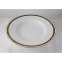 [45813236] Suppenteller 25,3 cm Hutschenreuther Hohenberg Dekor Schwarz Gold gebraucht - sehr gut Bild 4