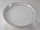 [45813238] Suppenteller 22,9 cm Königl. pr. Tettau Ria 1347 grauer Rand Grau gebraucht - gut Bild 4