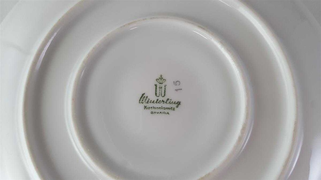 [45813240] Sauciere Winterling Kirchenlamitz Weiß mit braunem Streifen gebraucht - sehr gut Bild 4