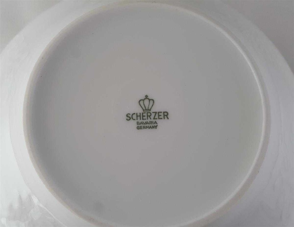 [45813242] Schüssel Zeh Scherzer Reliefdekor Platinrand gebraucht - sehr gut Bild 3