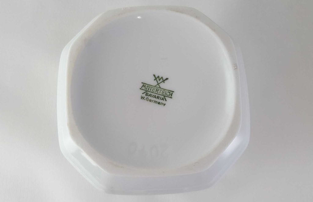 [45813245] Zuckerdose Mitterteich Form 2040 Sissi Rosa Blüte gebraucht - gut Bild 6