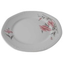 [45813249] Kuchenteller 19,6 cm Mitterteich Form 2040 Sissi Rosa Blüte gebraucht - sehr gut Bild 2