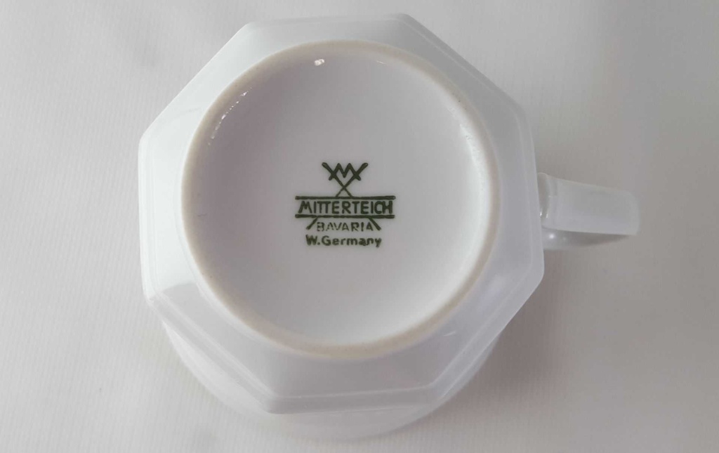 [45813251] Kaffeetasse Tasse Mitterteich Form 2040 Sissi Rosa Blüte gebraucht - gut Bild 5