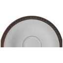 [45813255] Untertasse 15,1 cm Zeh Scherzer Reliefdekor Platinrand Weiß gebraucht - gut Bild 2
