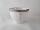 [45813256] Kaffeetasse Tasse Zeh Scherzer Reliefdekor Platinrand Weiß gebraucht - gut Bild 4