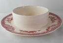 [45813259] Butterglocke ohne Deckel Johnson Bros Old Britain Castles Rot gebraucht - gut Bild 5