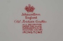 [45813259] Butterglocke ohne Deckel Johnson Bros Old Britain Castles Rot gebraucht - gut Bild 7