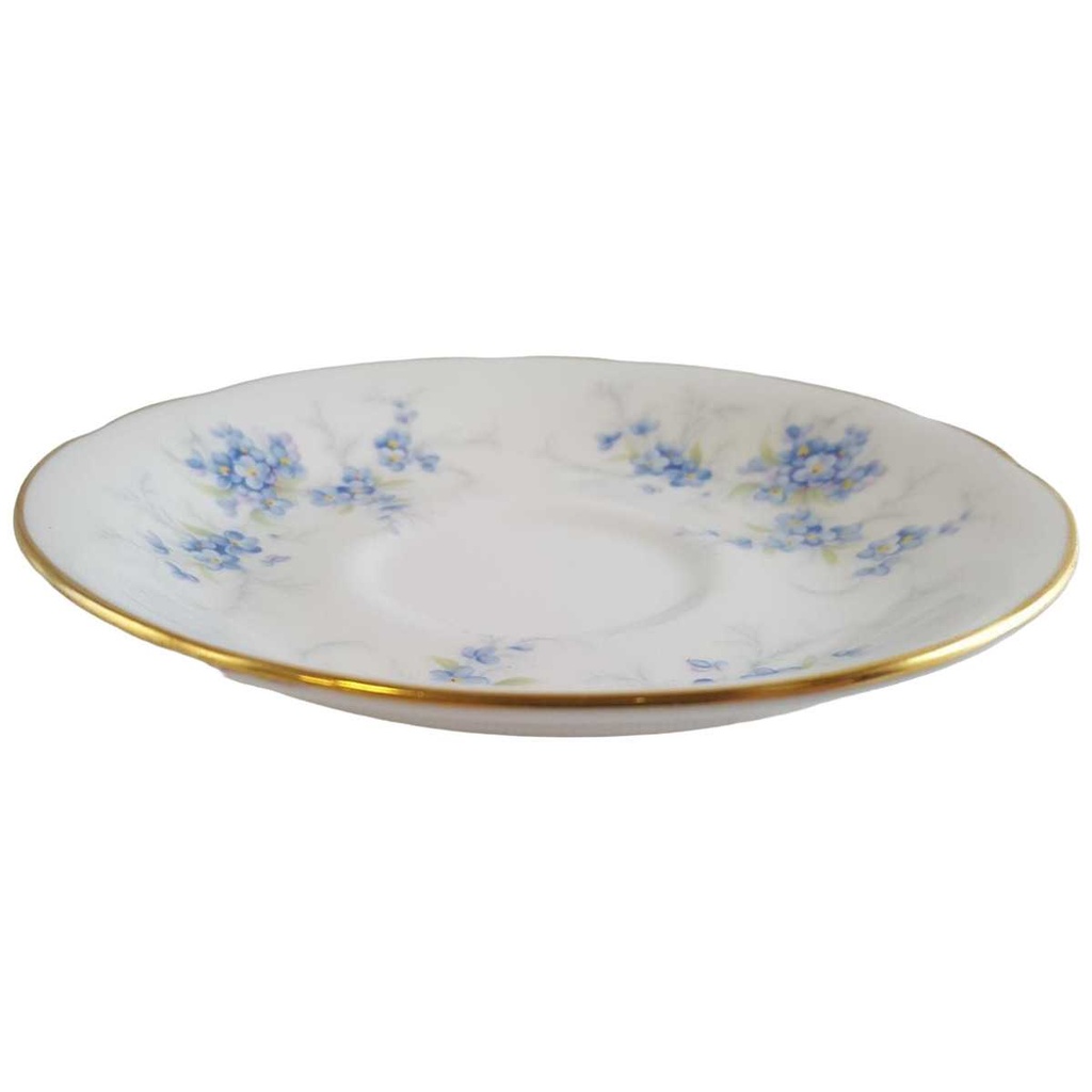 [45813266] Untertasse für Kaffee 13,8 cm Royal Standard Blaue Blumenranke Bild 2
